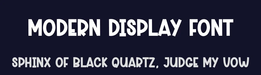 Modern Display Font by andikastudio — Display Font — thumbnail 2