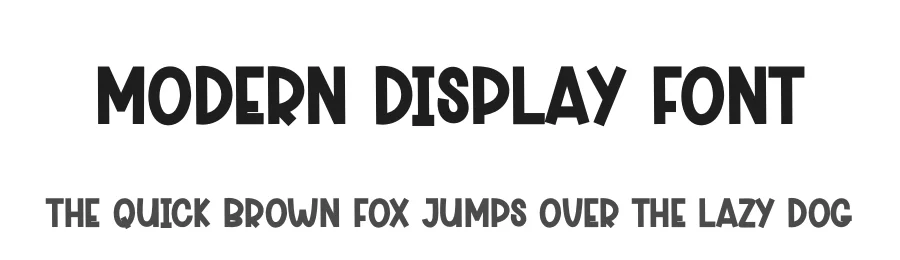Modern Display Font by andikastudio — Display Font