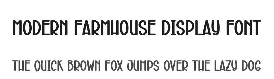Modern Farmhouse Display Font by creativeletter — Display Font