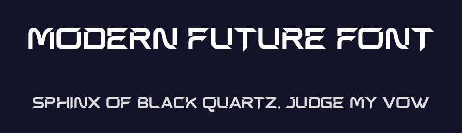Modern Future Font by MasyafiStudio — Display Font — thumbnail 2