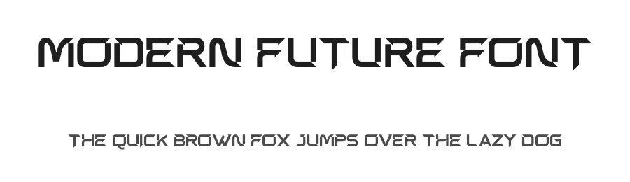 Modern Future Font by MasyafiStudio — Display Font