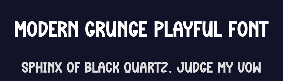 Modern Grunge Playful Font by creativeletter — Display Font — thumbnail 2