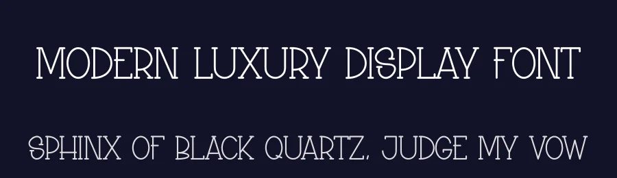 Modern Luxury Display Font by creativeletter — Display Font — thumbnail 2