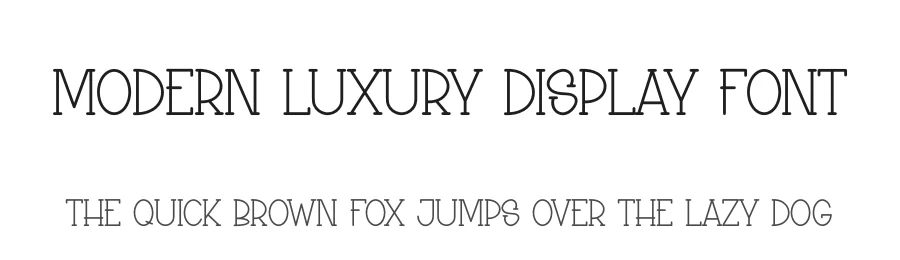 Modern Luxury Display Font by creativeletter — Display Font