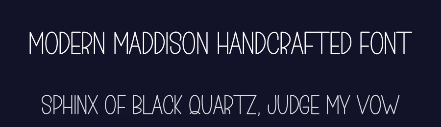 Modern Maddison Handcrafted Font by freshtypeink — Script Handwritten Font — thumbnail 2