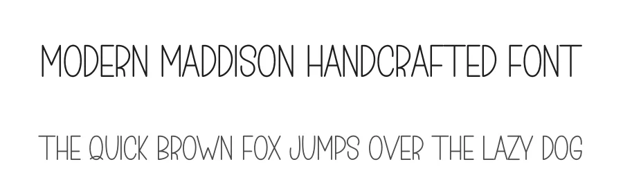 Modern Maddison Handcrafted Font by freshtypeink — Script Handwritten Font