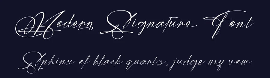 Modern Signature Font by Thomas Aradea — Script Handwritten Font — thumbnail 2
