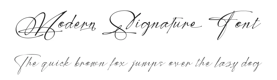 Modern Signature Font by Thomas Aradea — Script Handwritten Font