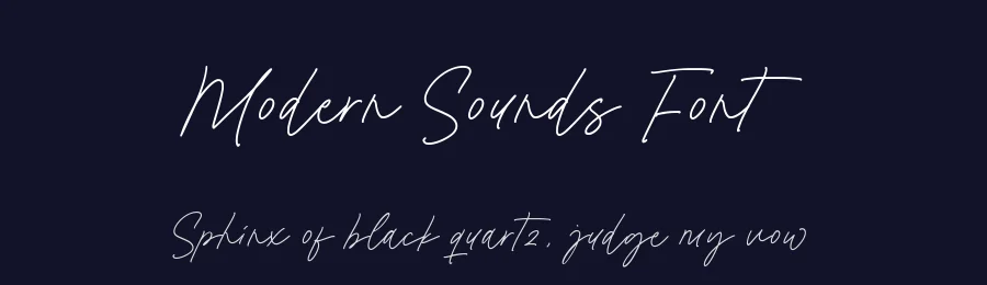 Modern Sounds Font by balpirick — Script Handwritten Font — thumbnail 2