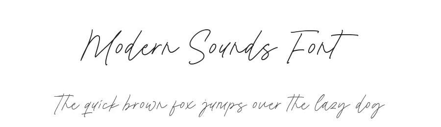Modern Sounds Font by balpirick — Script Handwritten Font