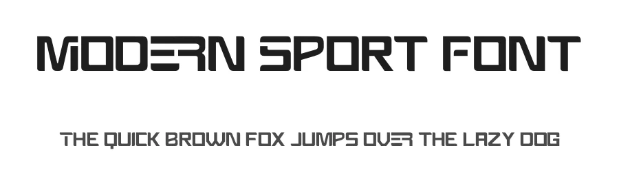 Modern Sport Font by Nirmana Visual — Display Font