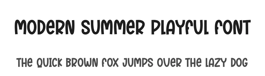 Modern Summer Playful Font by creativeletter — Script Handwritten Font