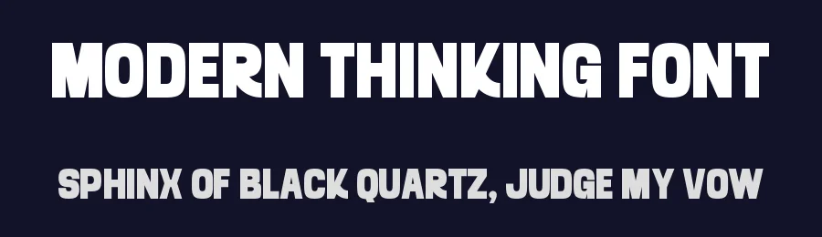 Modern Thinking Font by Almairatype — Decorative Font — thumbnail 2