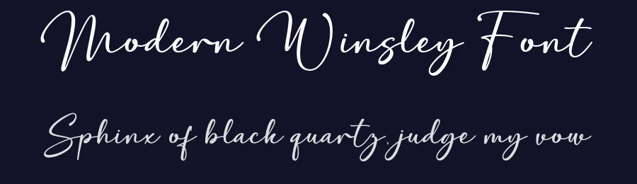 Modern Winsley Font by imiftype — Serif Font — thumbnail 2