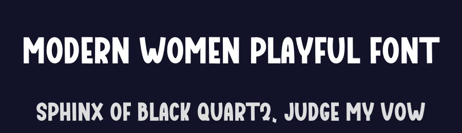Modern Women Playful Font by freshtypeink — Display Font — thumbnail 2