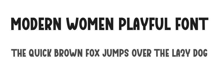Modern Women Playful Font by freshtypeink — Display Font