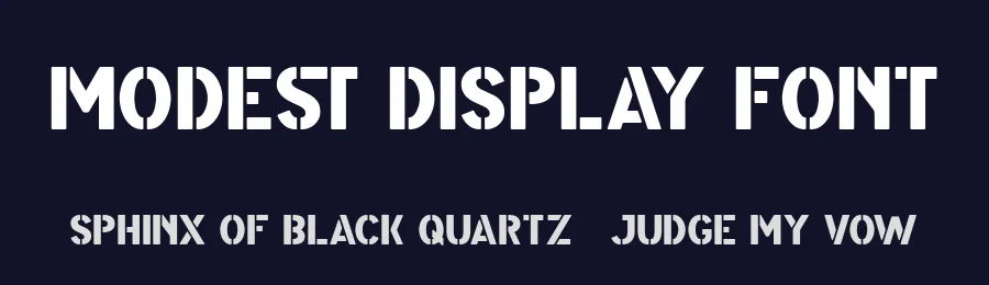 Modest Display Font by Creatype Studio — Display Font — thumbnail 2