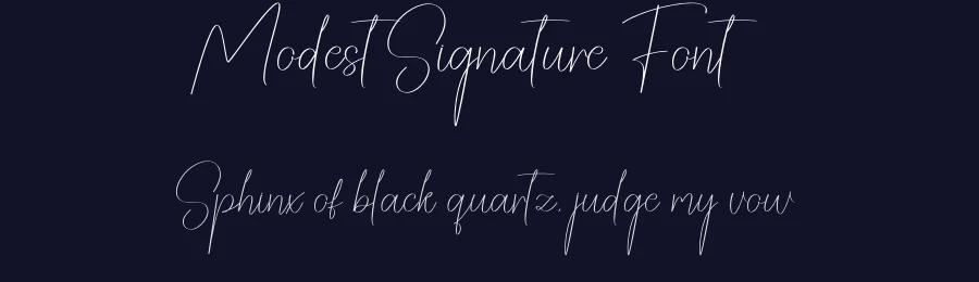 Modest Signature Font by creativeletter — Script Handwritten Font — thumbnail 2