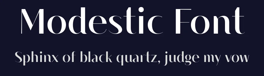 Modestic Font by Plotomad — Sans Serif Font — thumbnail 2