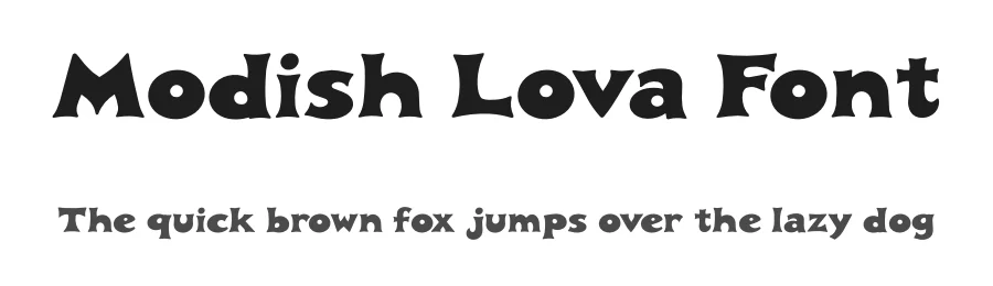 Modish Lova Font by fontsider — Display Font