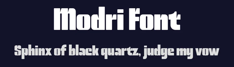 Modri Font by Pekotype — Display Font — thumbnail 2
