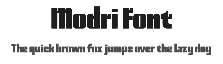 Modri Font by Pekotype — Display Font