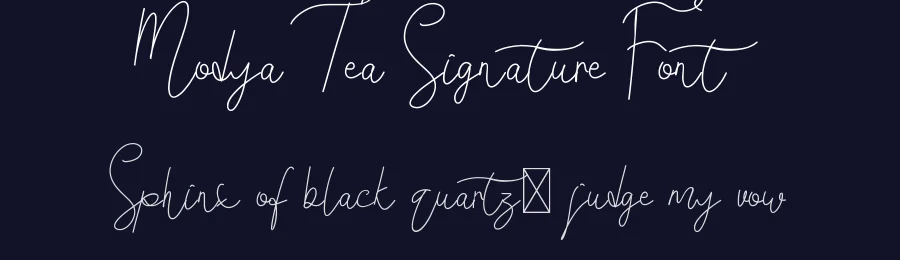 Modya Tea Signature Font by edricstudio — Script Handwritten Font — thumbnail 2