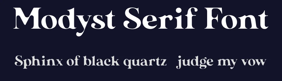 Modyst Serif Font by BlackFontLab — Serif Font — thumbnail 2
