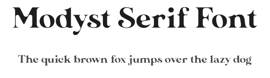 Modyst Serif Font by BlackFontLab — Serif Font