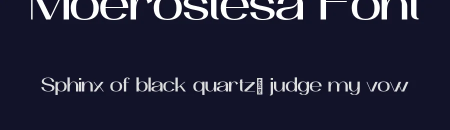 Moerostesa Font by ibracreative — Sans Serif Font — thumbnail 2