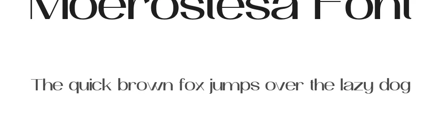 Moerostesa Font by ibracreative — Sans Serif Font