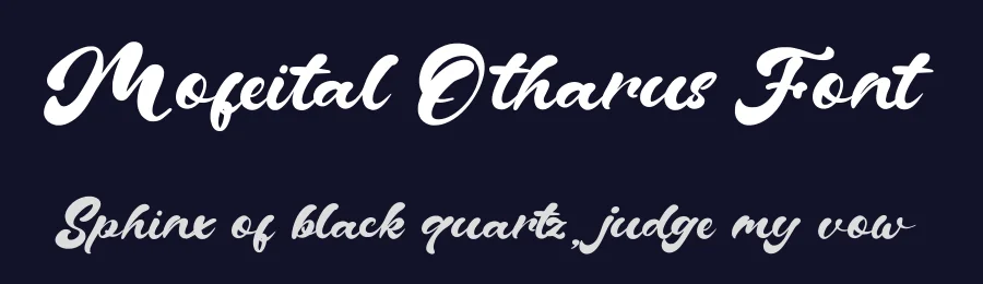 Mofeital Otharus Font by Dhabee — Script Handwritten Font — thumbnail 2