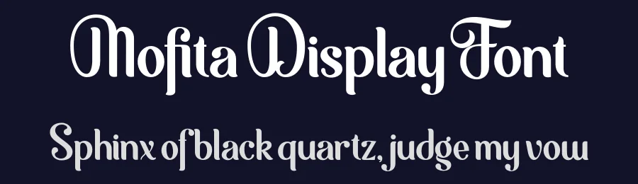 Möfita Display Font by alit design — Display Font — thumbnail 2