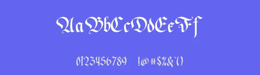 Mofkala Font by rvandtype — Blackletter Font — thumbnail 3