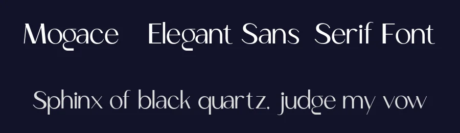 Mogace – Elegant Sans-Serif Font by roomspace.cl — Serif Font — thumbnail 2