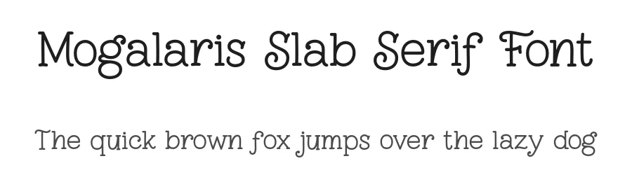 Mogalaris Slab Serif Font by Ghuroba Studio — Slab Serif Font