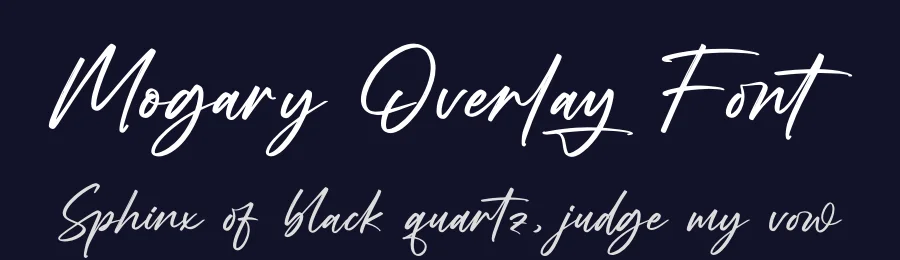 Mogary Overlay Font by stylishtype.co — Script Handwritten Font — thumbnail 2