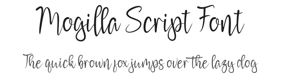 Mogilla Script Font by Black Studio — Script Handwritten Font