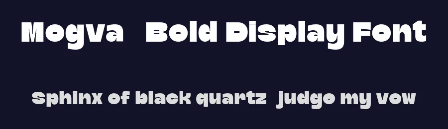 Mogva – Bold Display Font by Fontliner — Display Font — thumbnail 2