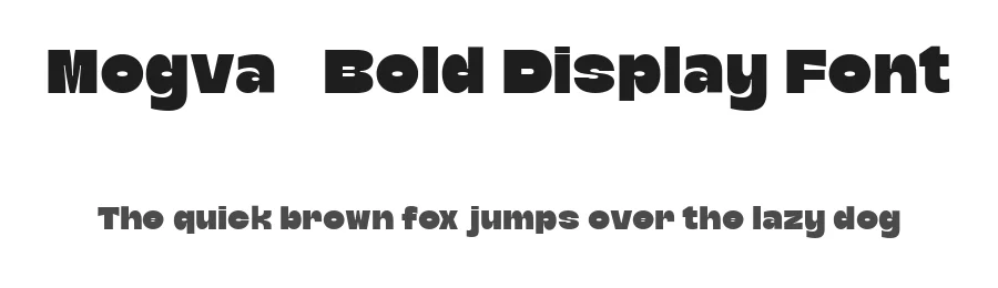 Mogva – Bold Display Font by Fontliner — Display Font