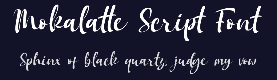 Mokalatte Script Font by Almarkhatype — Script Handwritten Font — thumbnail 2