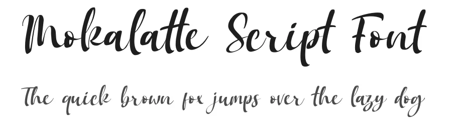 Mokalatte Script Font by Almarkhatype — Script Handwritten Font