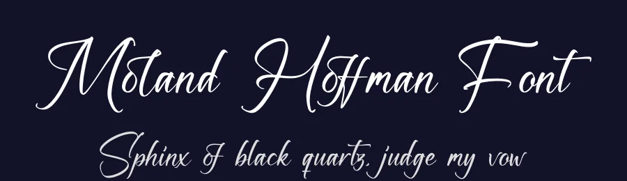 Moland Hoffman Font by glorytype — Script Handwritten Font — thumbnail 2