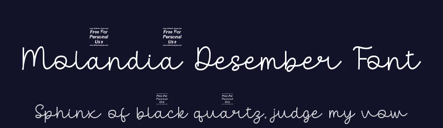 Molandia Desember Font by SlideShoot — Script Handwritten Font — thumbnail 2