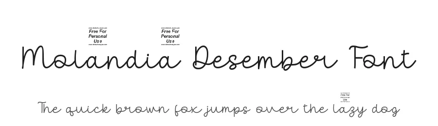 Molandia Desember Font by SlideShoot — Script Handwritten Font