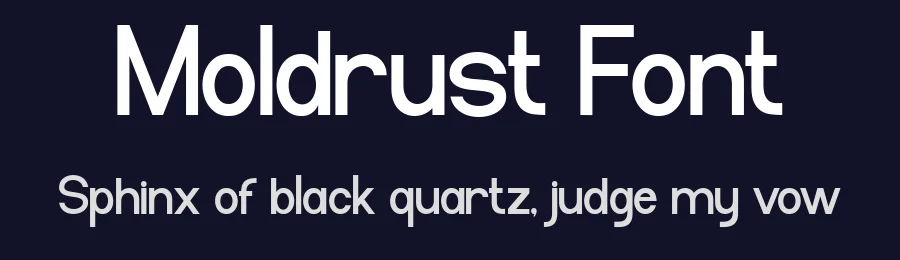 Moldrust Font by Flawless And Co — Sans Serif Font — thumbnail 2