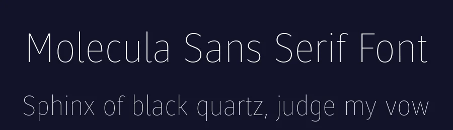 Molecula Sans Serif Font by Northeast Type Foundry — Sans Serif Font — thumbnail 2