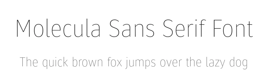 Molecula Sans Serif Font by Northeast Type Foundry — Sans Serif Font