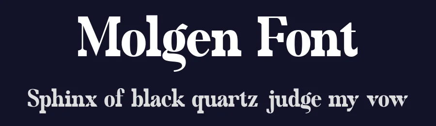 Molgen Font by Sealoung — Slab Serif Font — thumbnail 2