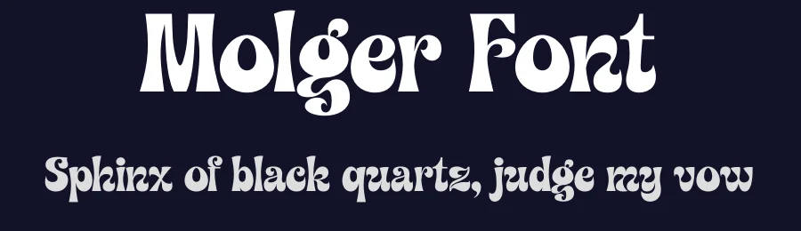 Molger Font by Rantautype — Display Font — thumbnail 2